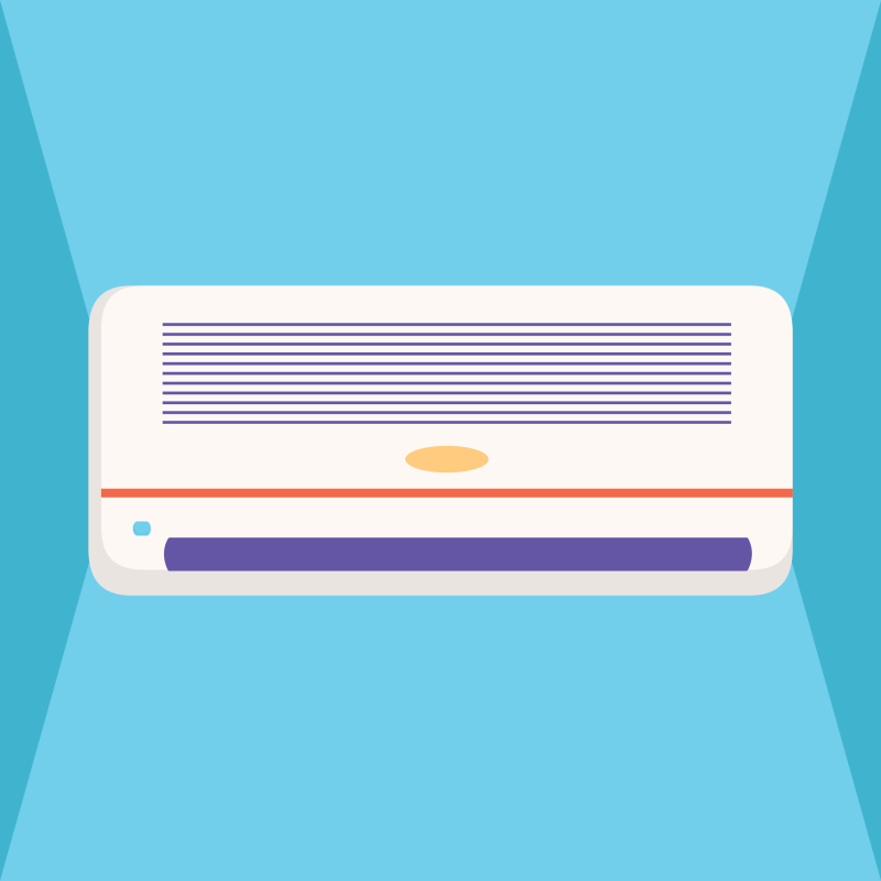 طرح گرافیکی کولر گازی اسپیلت