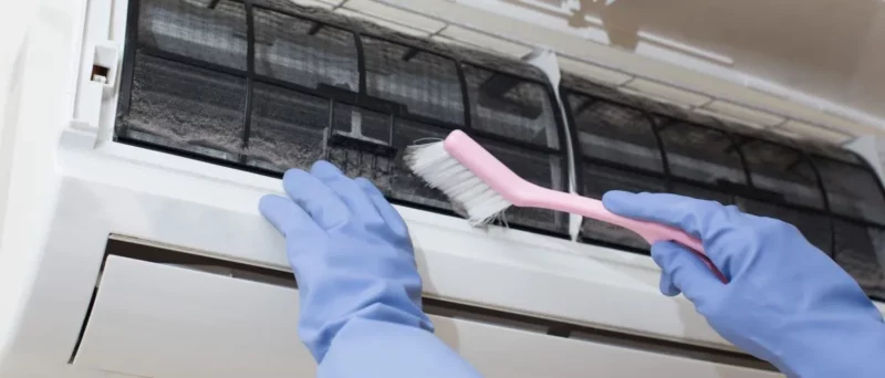 آموزش رفع چکه کردن کولر گازی با تمیز کردن کویل ها